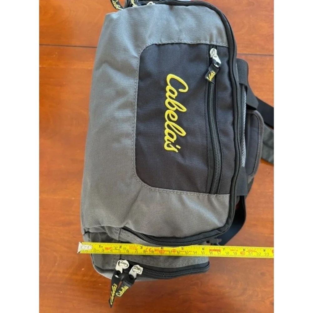 Cabela's Gray Cath All Gear Bag Duffel Hunting Range Travel Shoulder Strap Large
